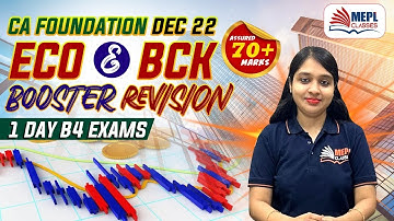 CA Foundation Economics & BCK Booster Revision | MEPL- Divya Agarwal