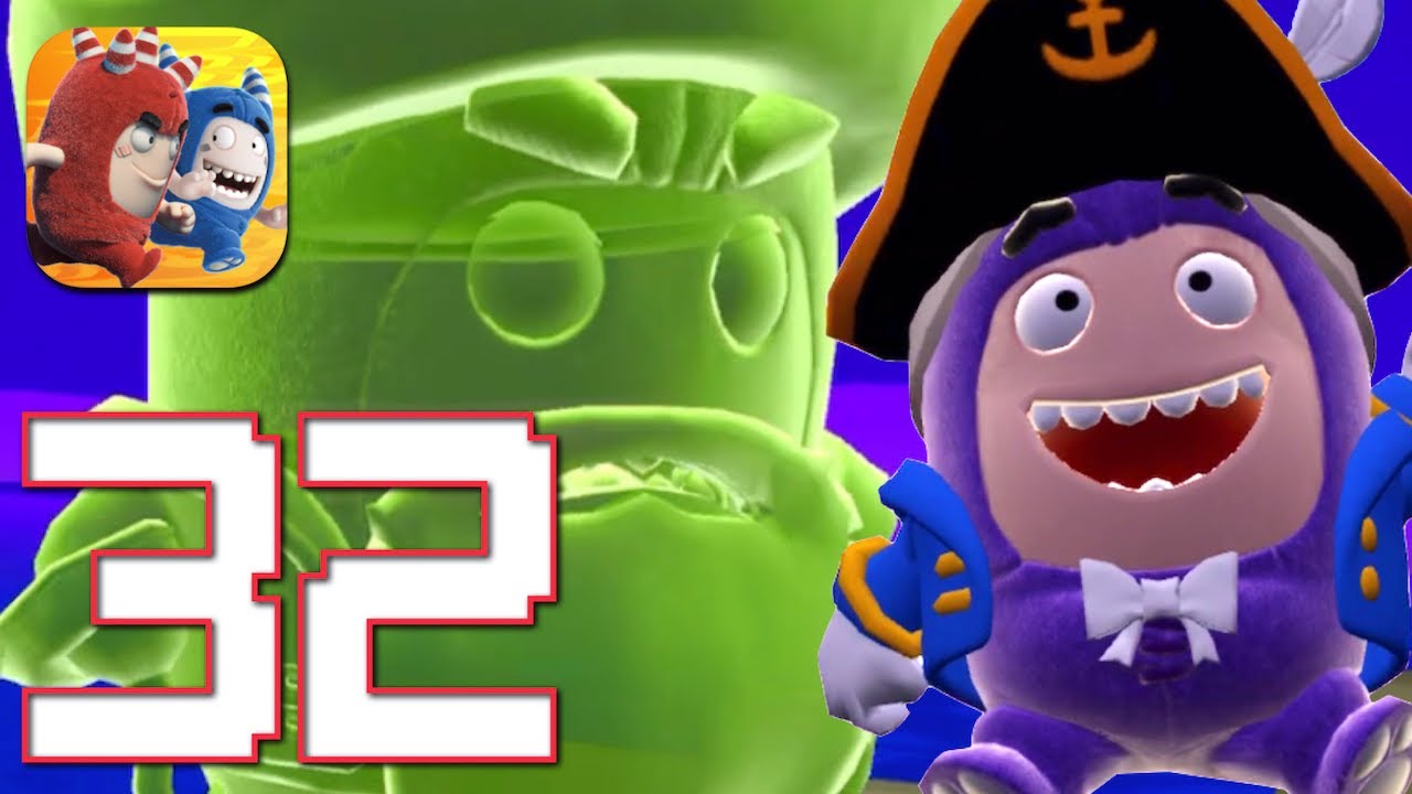 Oddbods Turbo Run - Halloween Captain Jeff Oddbeard Curse