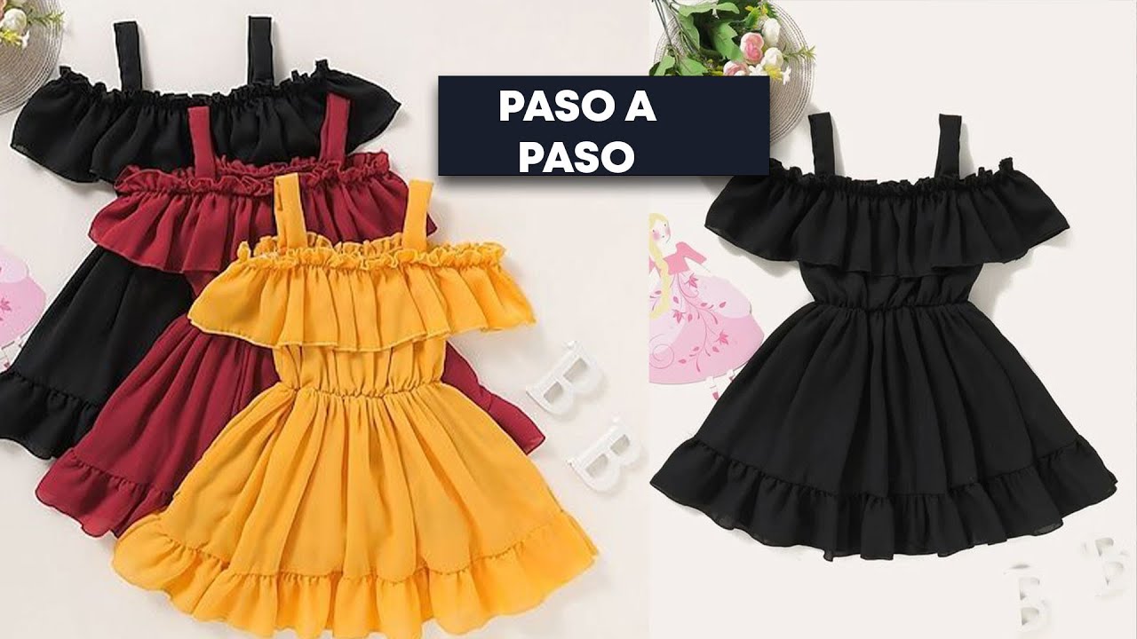 MIRA como hacer vestido para niña