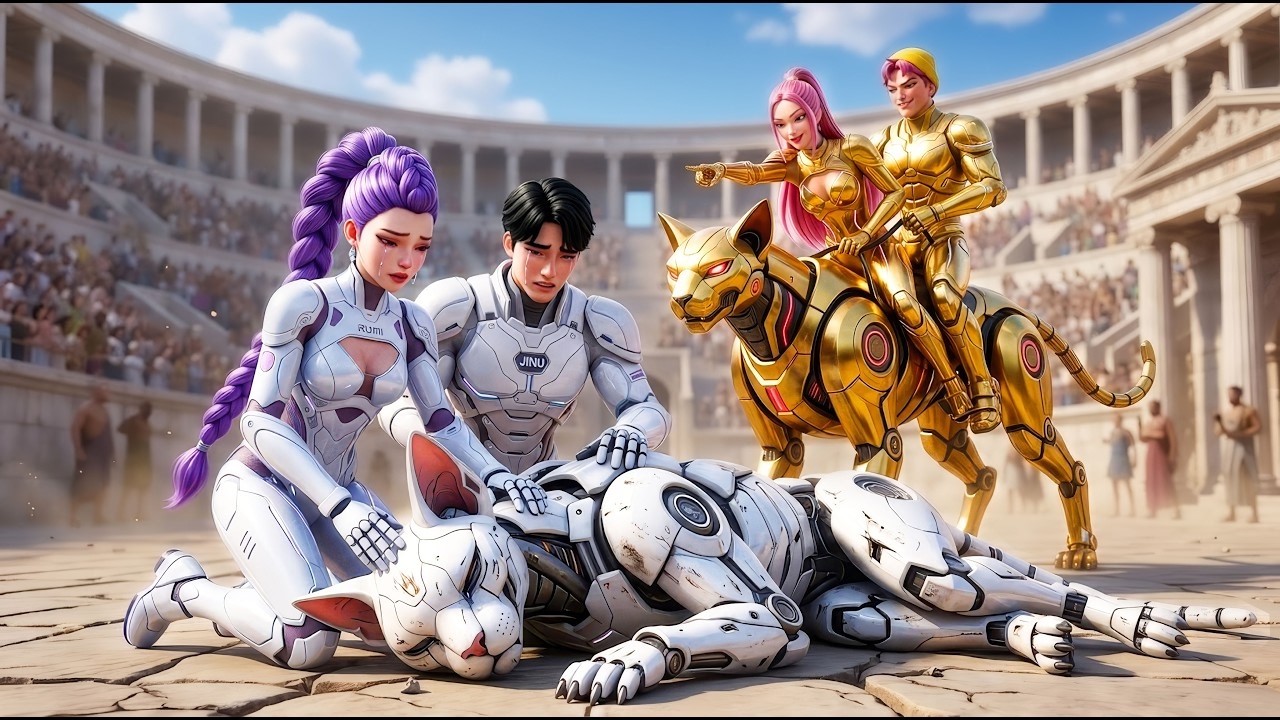 在 YouTube 上观看 Golden Family VS Silver Family : RUMI Wins The Magic Sphynx Cat Championship - KPOP Demon Hunters 在 YouTube 上观看 Golden Family VS Silver Family : RUMI Wins The Magic Sphynx Cat Championship - KPOP Demon Hunters