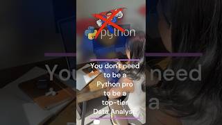 How to Become a Data Analyst WITHOUT Python 📊 (No-Code Tools) #python #shorts #career #dataanalytics