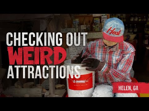 Checking out WEIRD Attractions in Helen Georgia