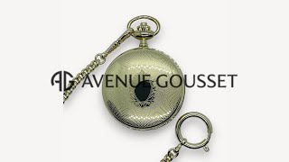 Montre à Gousset Ancienne En Argent Fin Gravée - L. BONNET à MATOUR - Mécanique