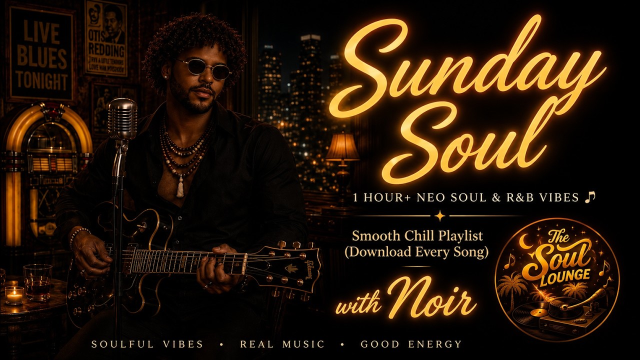 Sunday Soul with Noir 🌙 | 1 Hour of Smooth Neo Soul & R&B Vibes