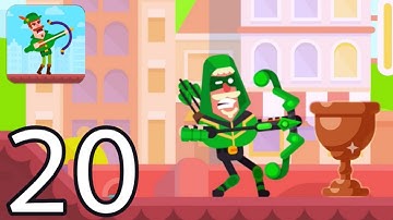 Bowmasters Gameplay Walkthrough Part - 20 Robin the Quickshooter : Easy Tournament