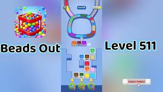 Puzzle　511MS 🎮 Beads Out Level 511 Walkthrough 🧩 | Tricky Bead Puzzle