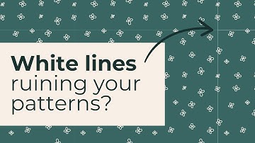 How to Avoid White Lines on Your Seamless Patterns - Procreate and Adobe Fresco Tutorial