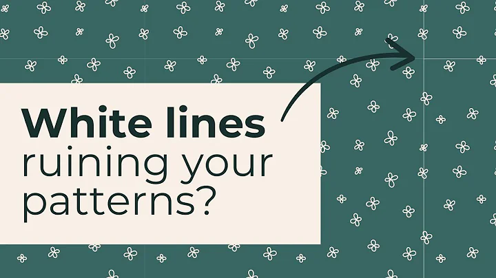 How to Avoid White Lines on Your Seamless Patterns - Procreate and Adobe Fresco Tutorial