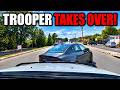 Dark Blue Volvo Takes Off in Little Rock Pursuit | Arkansas State Police TVI Ends the Chase