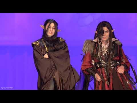 Cosplay defile-Кецу, Ликёр-Благословение небожителей-Черновод и Хуа Чен ...