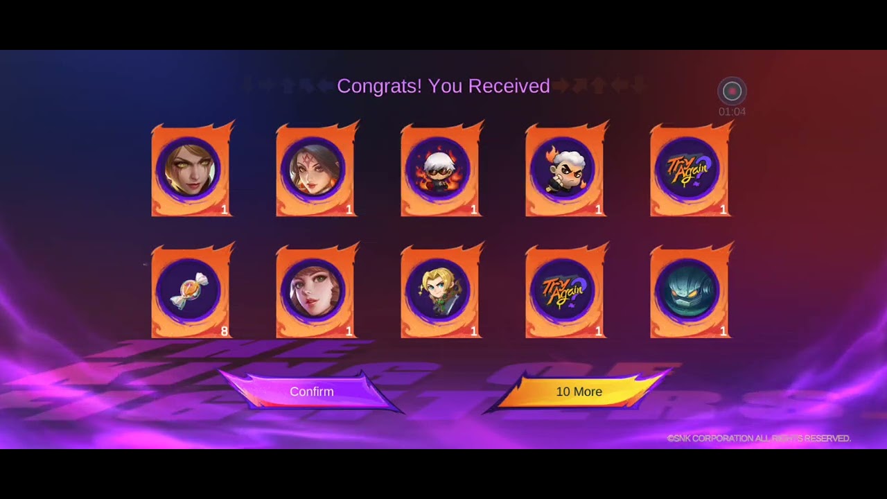 Kof phase 2 drawed.  Got Chou 