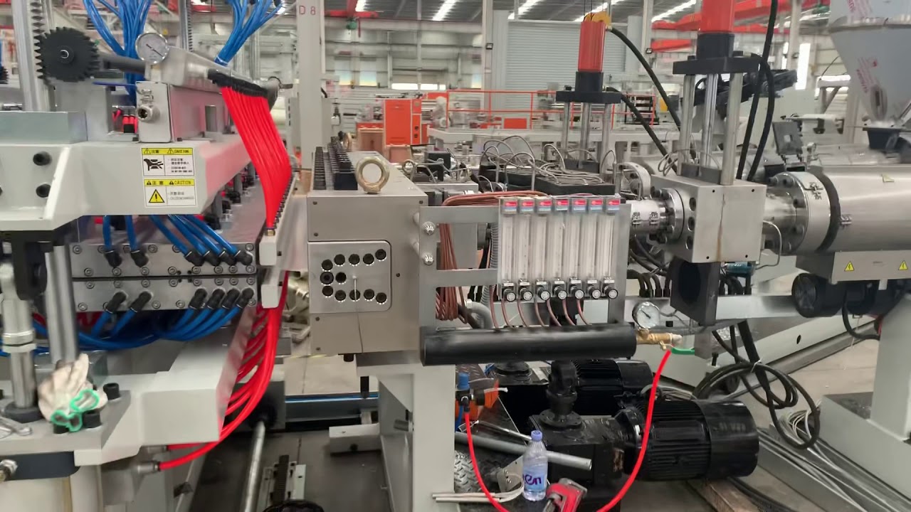 PP hollow sheet extrusion line from gwell, whatsapp: +8615906228622