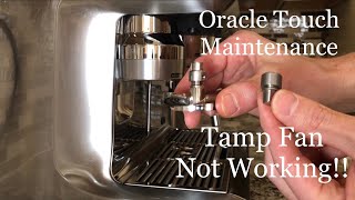 Breville Oracle Touch Maintenance - Tamping Issues - Wavy Tamp