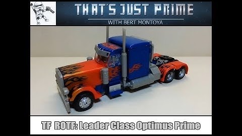 Transformers Revenge of The Fallen: Leader Class Optimus Prime Review! "That