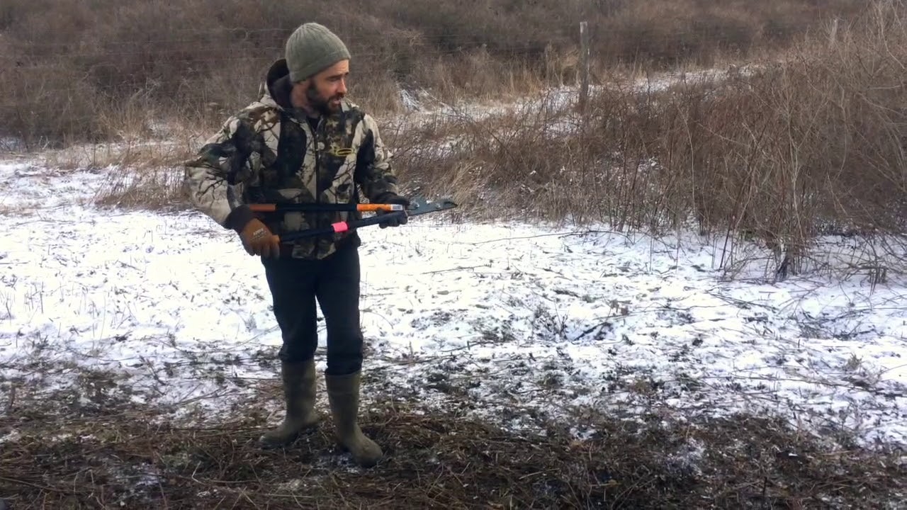 Hugelmounds - Creating From Scratch on a Thicketed Slope