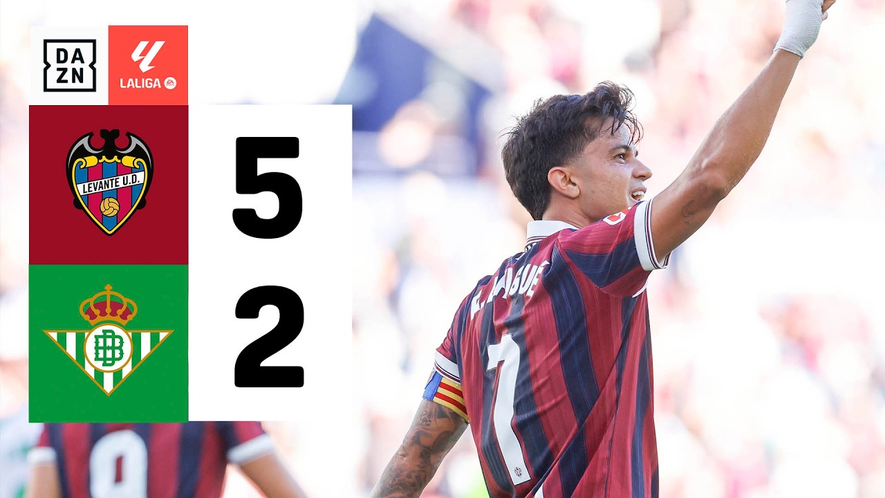 Resumen: Levante UD vs Real Betis (5-2) | Resumen y goles | Highlights LALIGA EA SPORTS