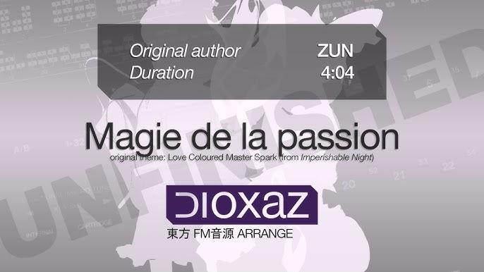 Dioxaz 東方 Fm音源 Arrange Magie De La Passion Unfinished Youtube Dioxaz 東方 Fm音源 Arrange Magie De La Passion Unfinished Youtube