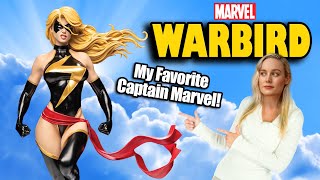Ms MARVEL: WARBIRD TO THE RESCUE!!! Custom Warbird Statue Revue - The Best Captain Marvel!