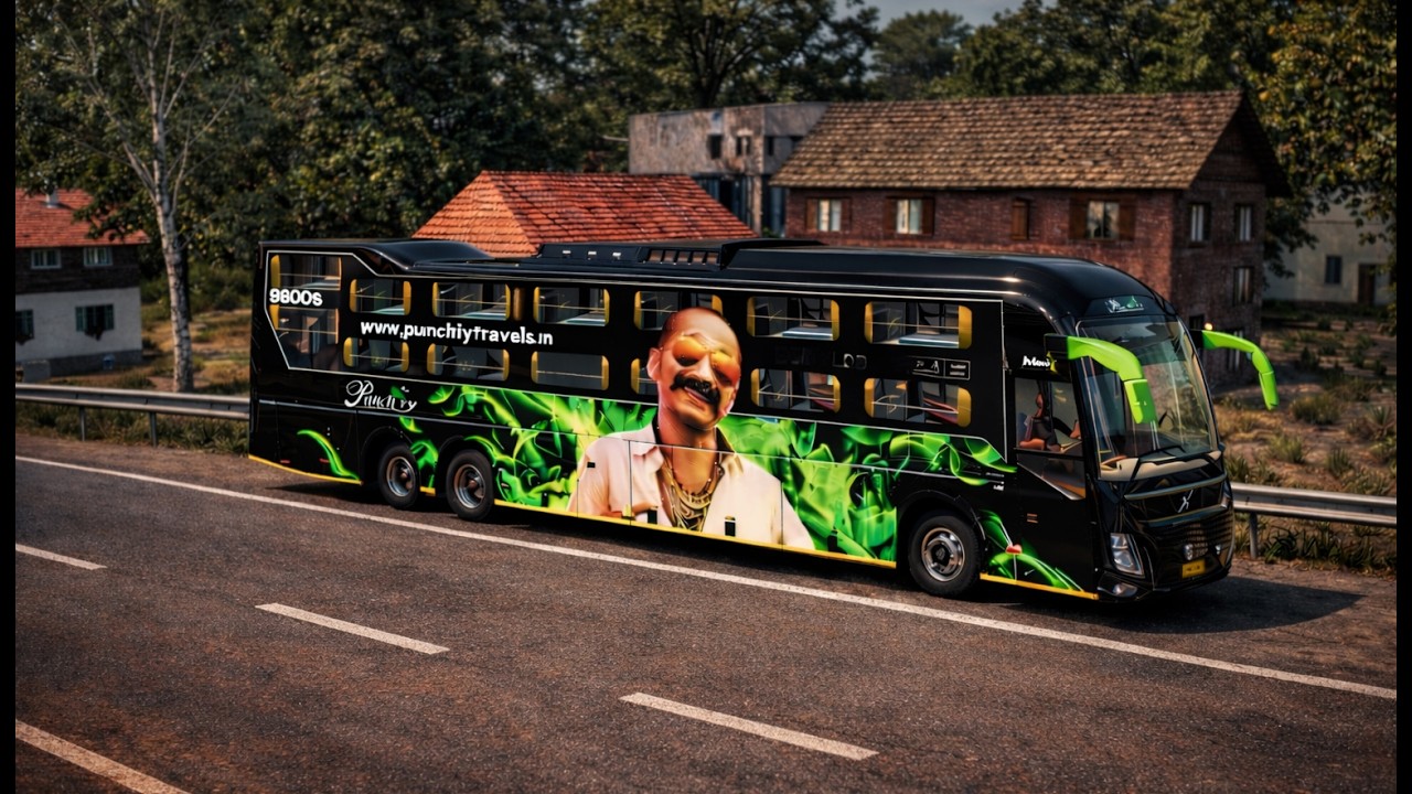 VOLVO 9600 BUS DRIVING