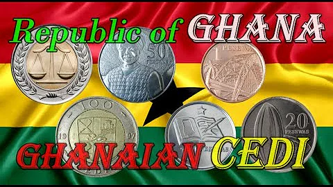 COINAGE OF GHANA - GHANAIAN CEDI - WEST AFRICA - WORTH COLLECTING
