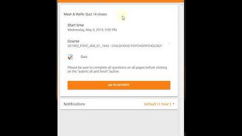 Using the Calendar and Setting Reminder Notifications on the Moodle Desktop App
