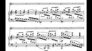 Nikolay Myaskovsky - Cello Sonata No. 1, Op. 12 (1911) [Score-Video]