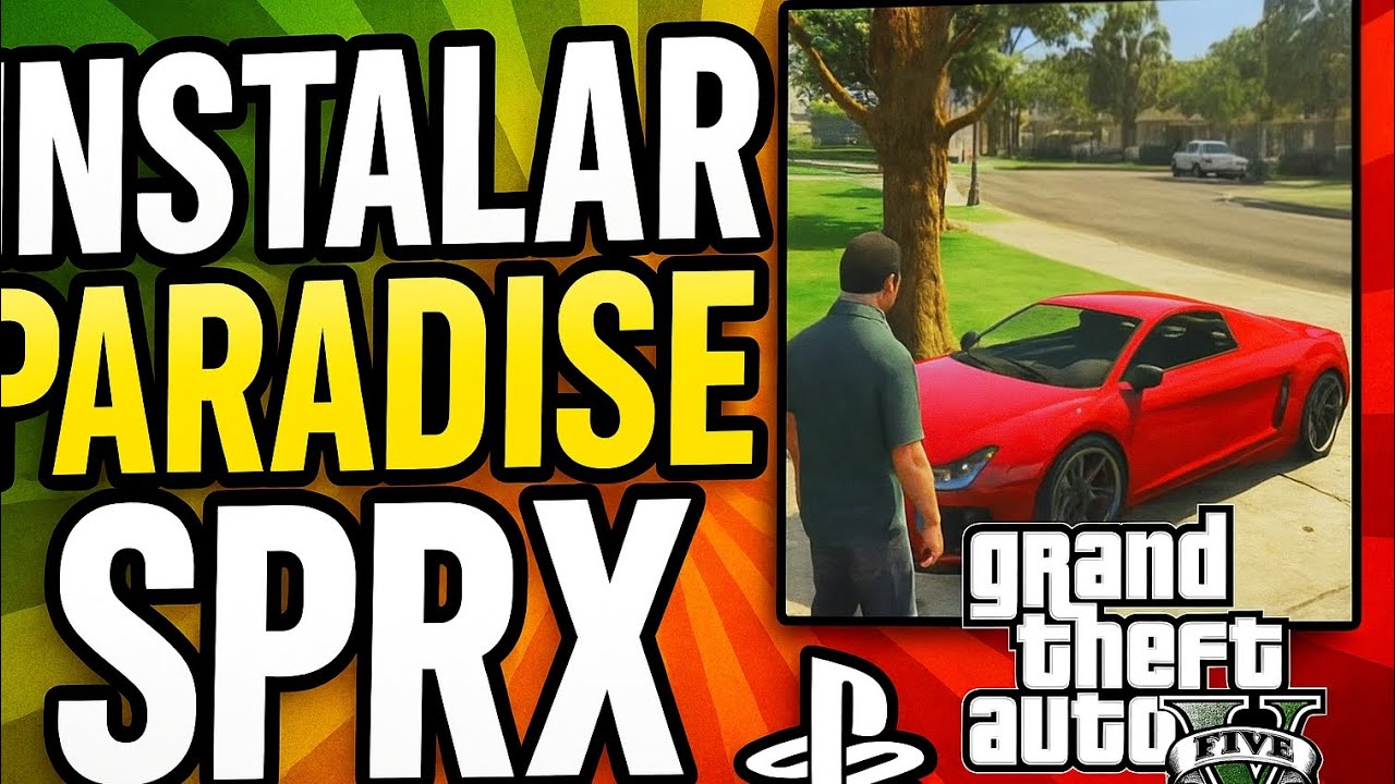 GTA 5 PS3 INSTALAR MOD MENU PARADISE SPRX GTA 1.27