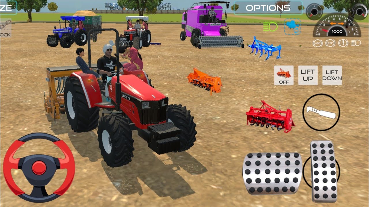 JCB END 2 TRACTOR 🚜 TROLLEY UPLOADING DRUMS 🛢️ 🏗️ FROM GAMING 3D VIDEO