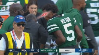 Garrett Wilson ANGRY at Aaron Glenn after weird clock management | New York Jets Vs Denver Broncos
