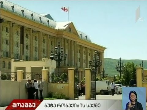 ბუტა რობაქიძის საქმეზე ექსპერტიზის დასკვნას მოისმენენ