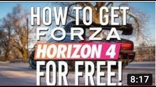 FORZA HORIZON 4 FREE DOWNLOAD INSTRUCTION
