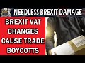 Brexit Tax Changes Trade Boycott for Britain