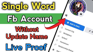 How to Make Single Word Name Facebook Id | Make Single Word Fb Id 2022 | Single Word Fb Id Kese Bnay