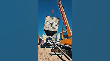 Loading of 40feet Container #scraper