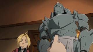 Edward and Alphonse meet Maes Hughes daughter Elicia (FMAB 1-3)