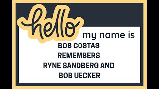 Bob Costas remembers Ryne Sandberg and Bob Uecker on The Scott Miller Show