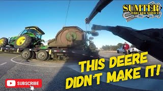 This Deere Didn’t Make It And It Fell Into The Ditch! by Sumter Wrecker 7,148 views 1 month ago 23 minutes