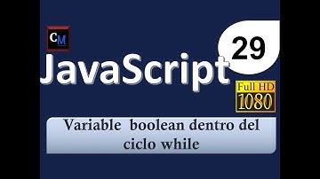 Curso de Javascript desde cero 29 - Variable boolean