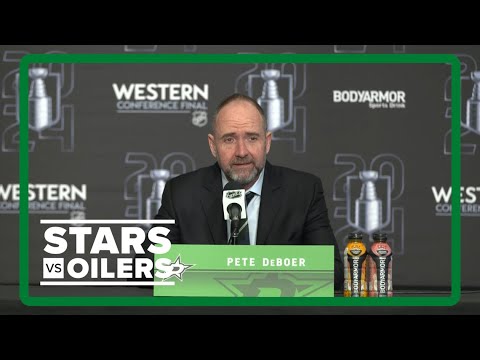 Stars-Oilers Western Conference Final Game 6 post-game press conference: Pete DeBoer on Stars season