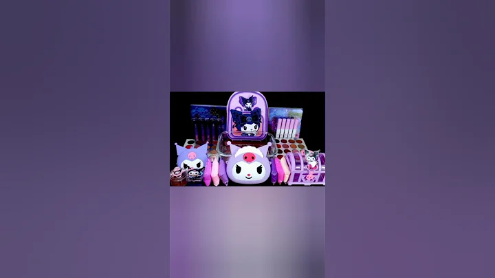 Making Pink and Purple Slime with Kuromi 💗💜