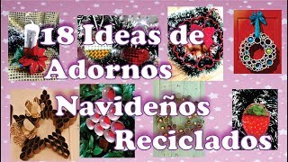 18 Ideas de Adornos Navideños Reciclando Rollos de Carton