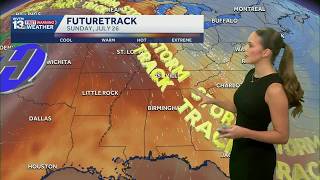Alabama’s Weather Forecast: A Few Storms and Extreme Heat to Start the Week, with Drier Air on th...