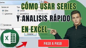 👉APRENDE A USAR SERIES LOGICAS Y ANALISIS RAPIDO EN EXCEL   😉👌🔥
