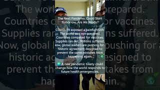 The Next Pandemic Could Start Tomorrow | Why Global Leaders Want a Pandemic Agreement