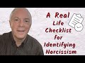 A Real Life Checklist For Identifying Narcissism