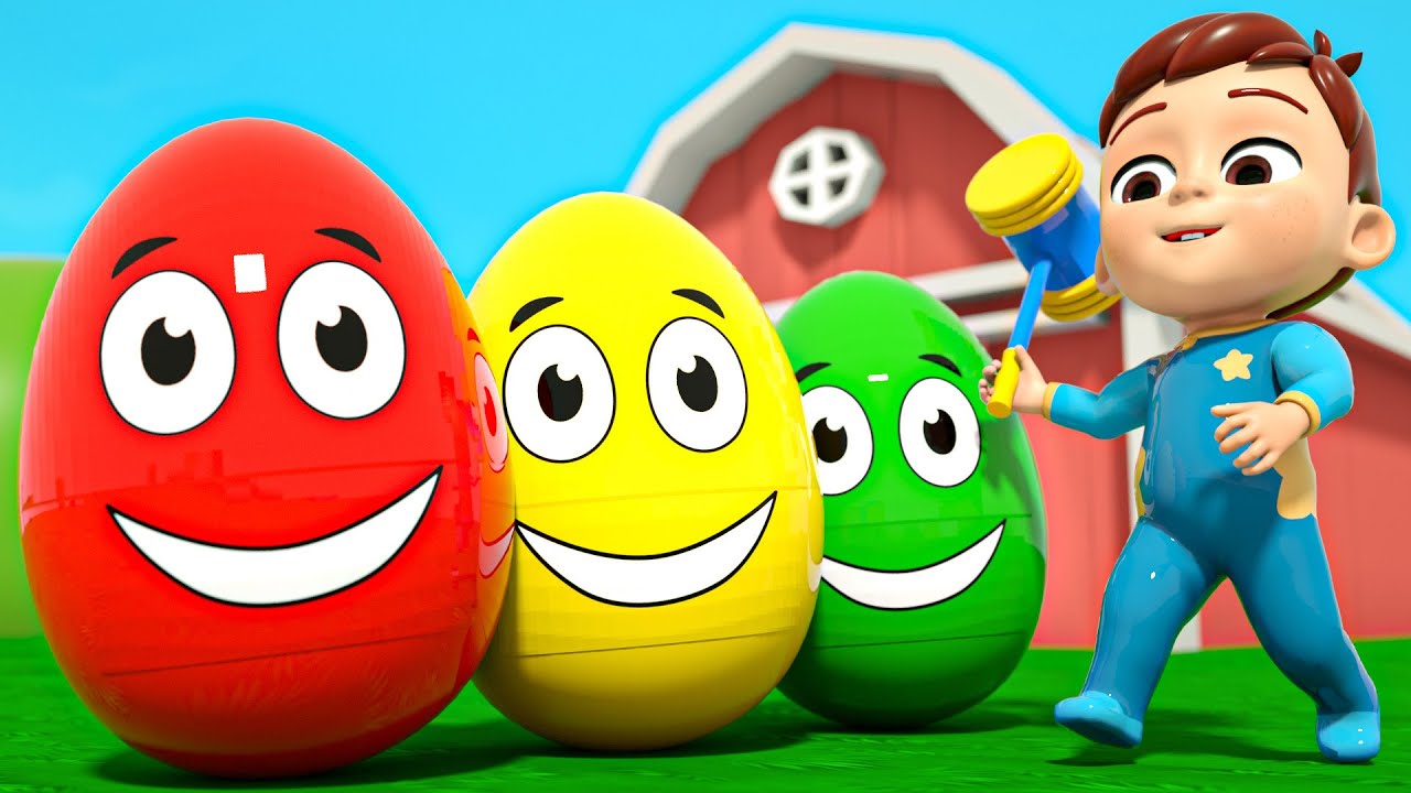 Surprise Eggs Kids Songs | Baby Shark Nursery Rhymes & Baby Songs