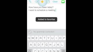 Ginger Page for iOS -- Favorites