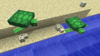 Minecraft Snapshot 18w07a: Turtles, Phantoms, Kelp and Tridents!