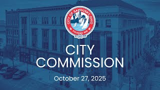 City Commission Meeting - October 27, 2025