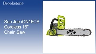 Snow Joe LLC iON16LM Sun Joe iON 40-Volt Cordless 16-Inch Lawn Mower with Brushless Motor Sun Joe iON16CS Cordless 16